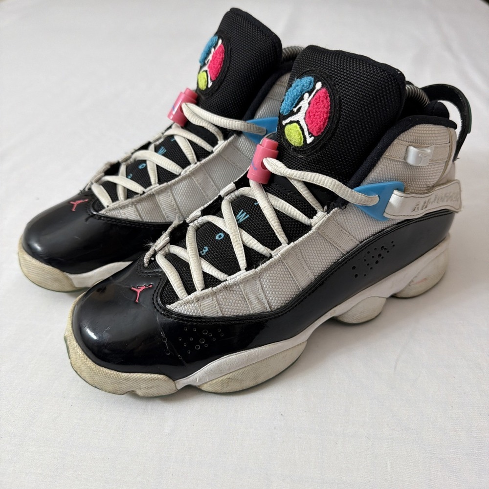 Nike Air Jordan 6 Rings GS PS South Beach 2019 Size 6Y CK0025-100 Kids Shoes Fit